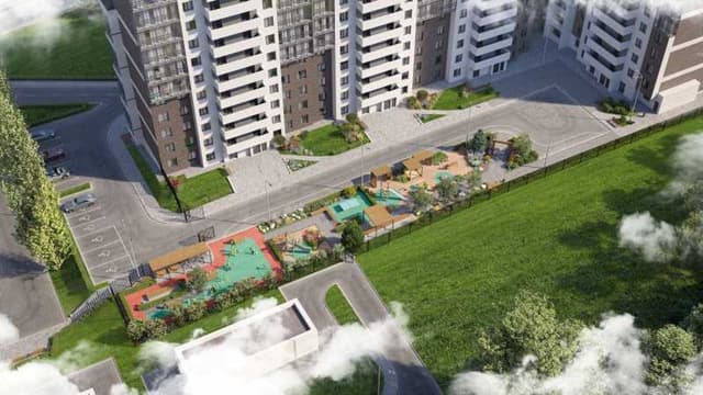 ЖК «Корица» - 3-комнатная квартира, 81.2 м², 1 этаж