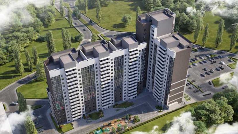 ЖК «Корица» - 3-комнатная квартира, 81.2 м², 1 этаж