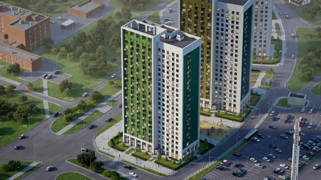 ЖК «Подкова Новая» - 2-комнатная квартира, 63.98 м², 11 этаж