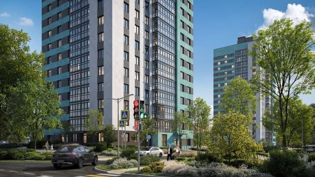 ЖК «На Журова» - 3-комнатная квартира, 82.25 м², 3 этаж