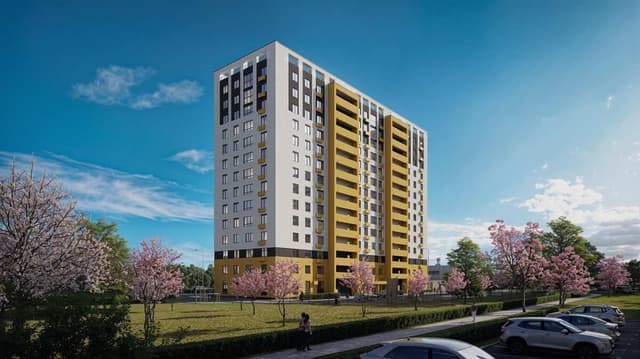 ЖК «Подкова. Дом на Цветочной» - 1-комнатная квартира, 41.9 м², 2 этаж