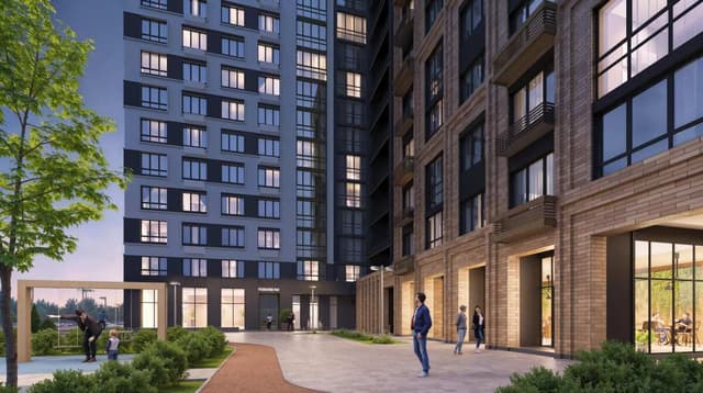 ЖК «Авиатор» - Студия, 24.99 м², 4 этаж