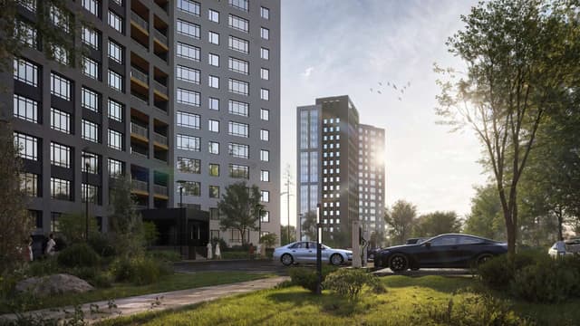 ЖК «Светлоярский Парк» - 1-комнатная квартира, 28.15 м², 3 этаж