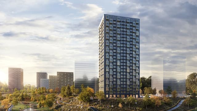 ЖК «Савин парк» - 1-комнатная квартира, 32.6 м², 6 этаж