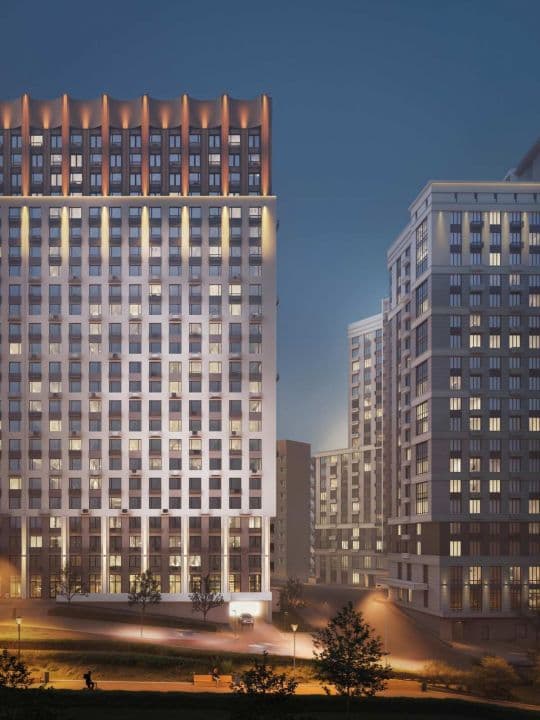ЖК «Дом на Набережной» - 1-комнатная квартира, 47.53 м², 11 этаж