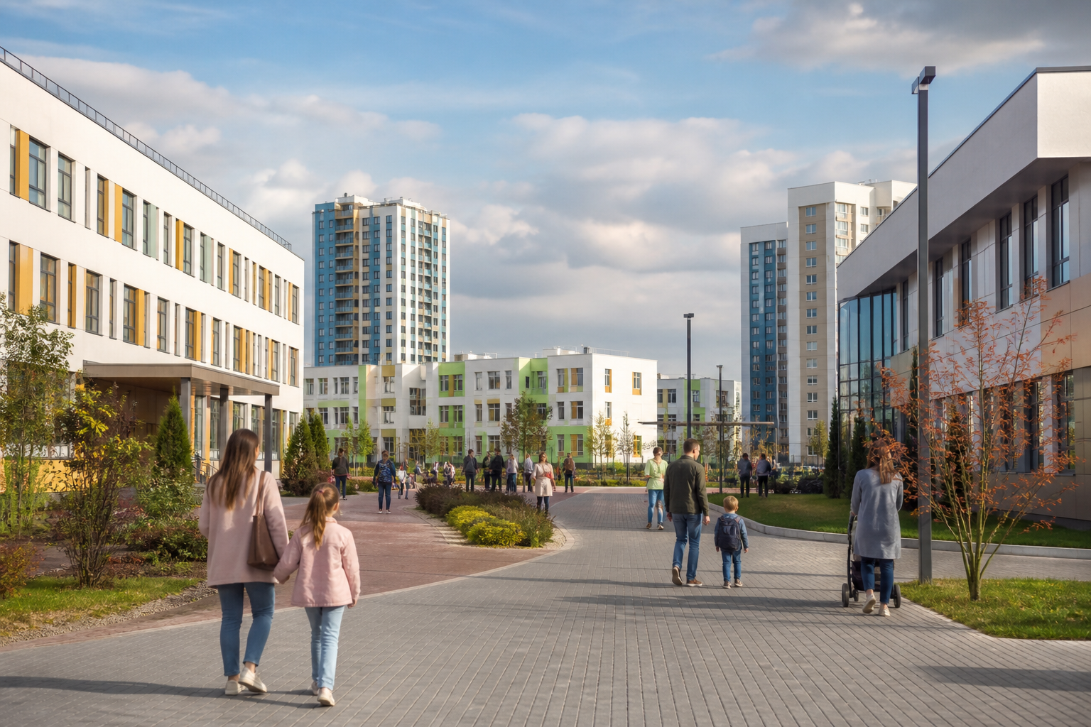 Социнфраструктура Нижнего: школы, поликлиники и ФОК для покупателя